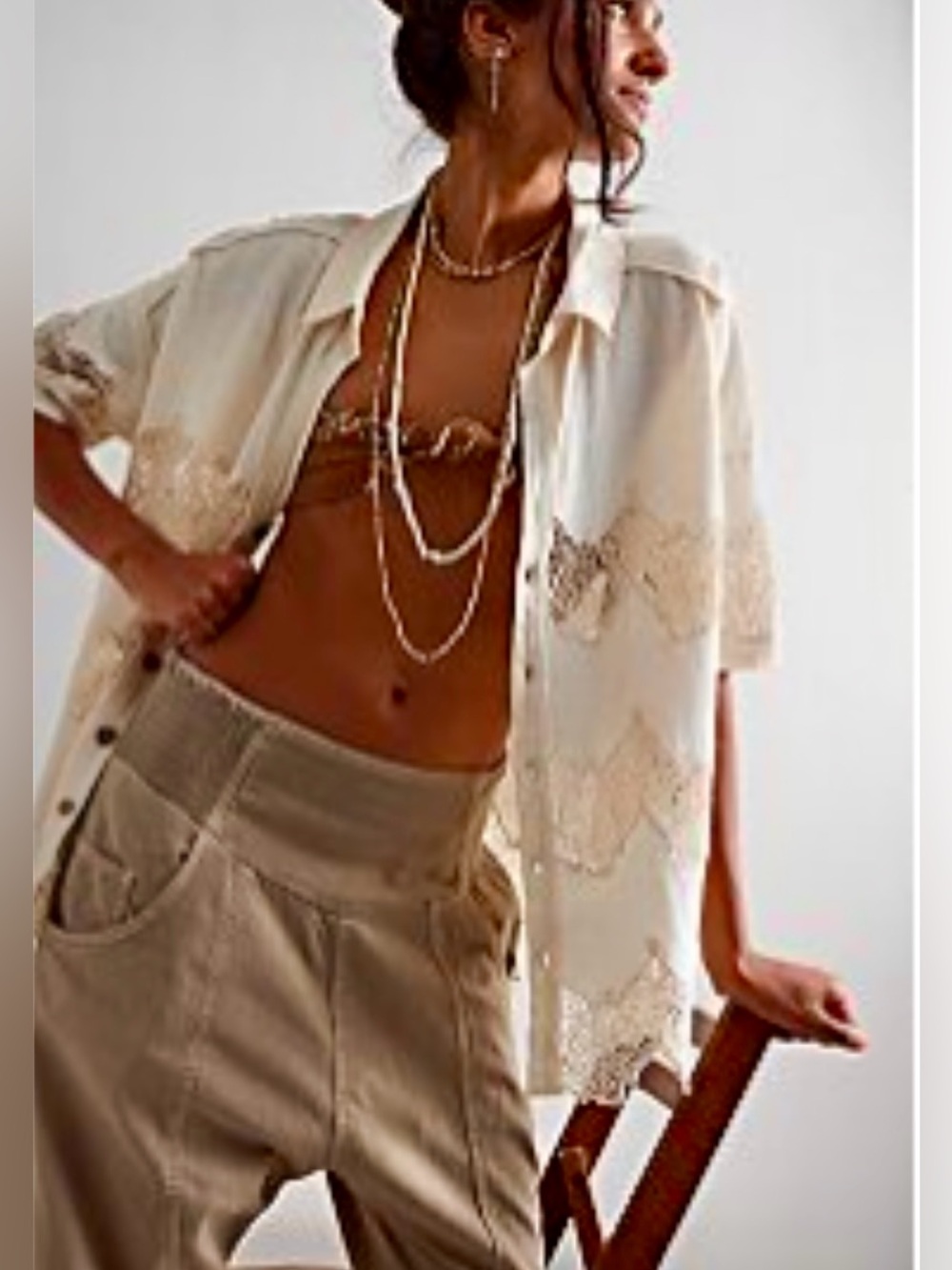 Free People Beach Shirt